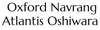 Oxford Navrang Atlantis Oshiwara Logo